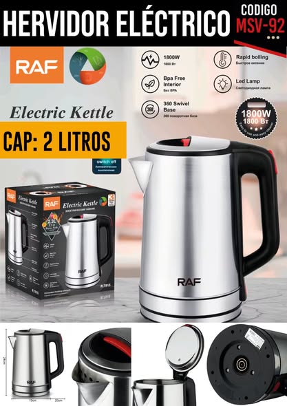 Hervidor Eléctrico RAF