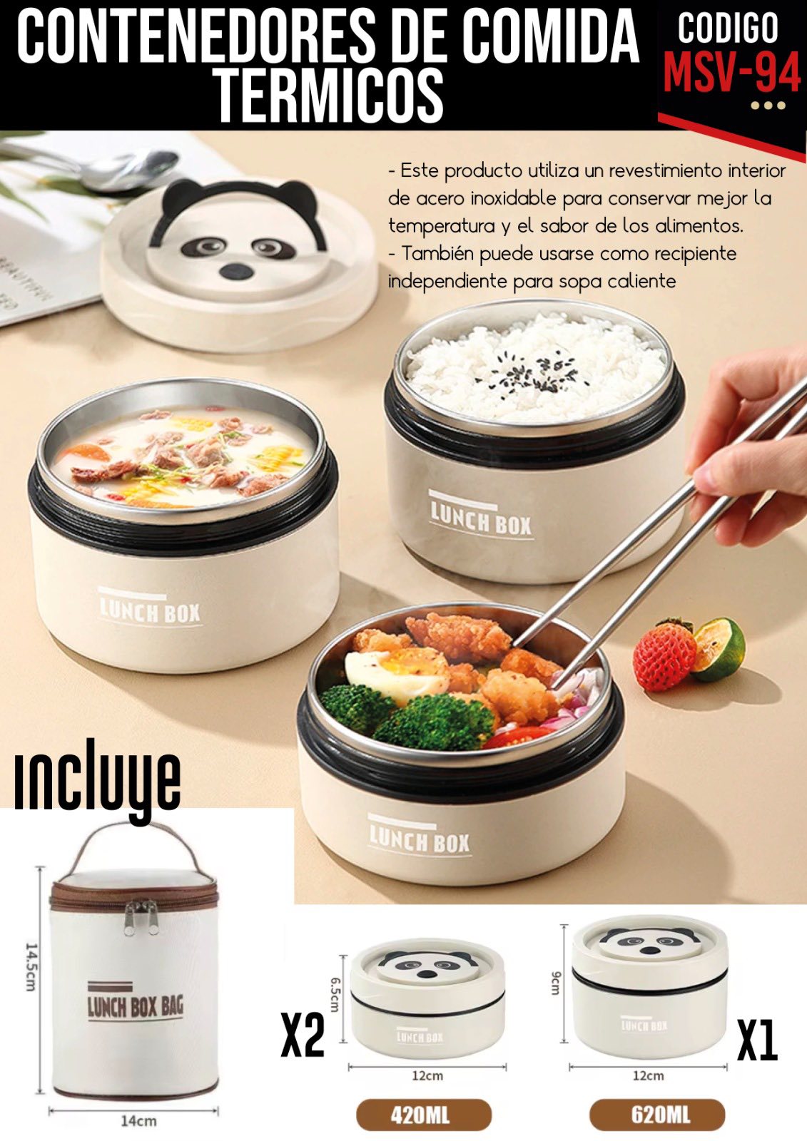 Contenedores Térmicos Lunch Box